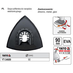 YT-34689 "YATO" DAUGIAFUNKCINIO ĮRANKIO ŠLIFAVIMO KOJELĖ 34689