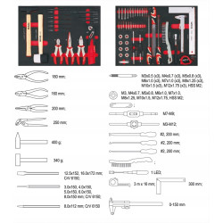 YT-55290 YATO dirbtuvių spinta + 211 vnt. ĮRANKIAI 55290