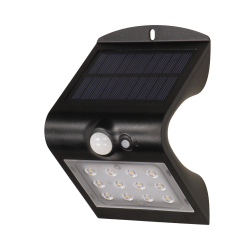 OR-SL-6083BLR4 ORNO SILOE LED 1,5W, LAMPA SOLARNA Z CZUJNIKIEM RUCHU 120 ST, 190 LM, CZARNA