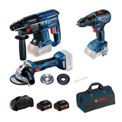 0615990M32 BOSCH.KIT 18V GBH180 + GWS180 + GSR18V-5 0 2x5,0Ah +BAG +LBOXX 238 ...