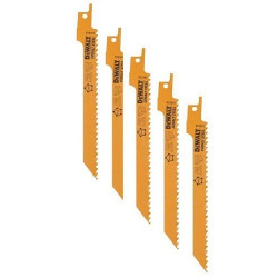 DT2351-QZ DEWALT BRZESZCZOT DO PIŁY SZABLASTEJ 152x4,2mm S611DF /5szt.