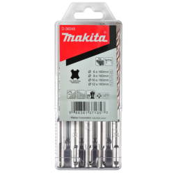 D-36049 MAKITA SDS+ grąžtų rinkinys 5vnt.