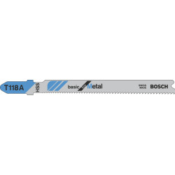 2608631013 BOSCH šepetėlis T118A /5 vnt./metalas