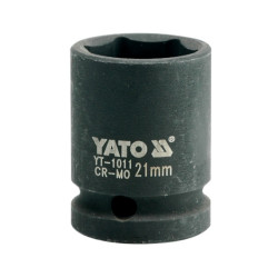 YT-1011 YATO 1/2" trumpas šešių grandinių lizdas 21 mm