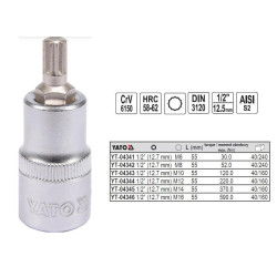 YT-04343 YATO 1/2" veržliaraktis M10x 55 mm