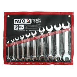 YT-0380 YATO SATINO PLATFORMOS RAKTAI 10 vnt. 6-27 mm. ETUI 0380