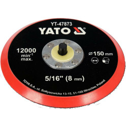 YT-47873 YT.DISKAS / POLIŠKAVIMO TALKERIS SU RIVER 150mm 5/16"