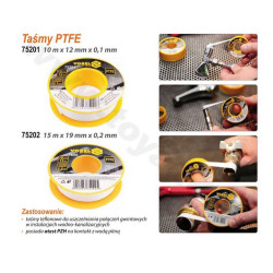 75202 VOREL TEFLONO TEMA 15 m * 19 mm * 0,2 mm.... .