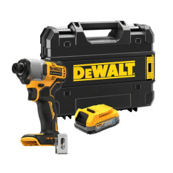 DCF840E1T-XJ DEWALT ZAKRĘTARKA UDAROWA 18V 1x1,7Ah POWERSTACK DCF840E1T