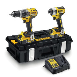 DCK266P2-QW DEWALT.ZESTAW COMBO 18V (DCD796+DCF887) 2x5,0Ah TOUGH SYSTEM DCK266P2