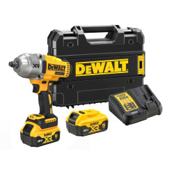 DCF900P2T-QW DEWALT KLUCZ UDAROWY 1/2" 18V 1355Nm 2x5,0Ah TSTAK DCF900P2T