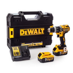 DCD796P2-QW DEWALT WIERTARKO-WKRĘTARKA UDAROWA 18V 70/27Nm 2x5,0Ah LI-ION BRUSHLESS WALIZKA TSTAK DCD796P2