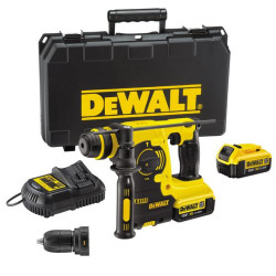 DCH254M2-QW DEWALT MŁOT WIERCĄCO-KUJĄCY SDS-PLUS 18V 2,1J 2 x 4,0 Ah XR LI-ION + UCHWYT DCH254M2