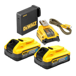 DCB094H2-QW DEWALT MŁADOWARKA / ADAPTER USB +2x5,0Ah POWER STACK