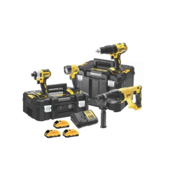 DCK440L3T-QW DEWALT.COMBO SET 18V DCK440L3T (DCD778+DCF787+DCH033+DCL040) 3x3.0Ah TSTAK %%%