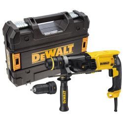 D25134K-QS DEWALT MŁOTOWIERTARKA Z OPCJĄ KUCIA 800W 2,8J  + UCHWYT + KUFER