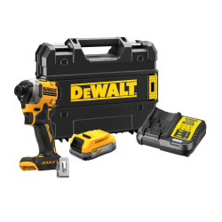 DCF850E1T-QW DEWALT ZAKRĘTARKA UDAROWA 18V 208Nm 1x1,7Ah POWERSTACK DCF850E1T