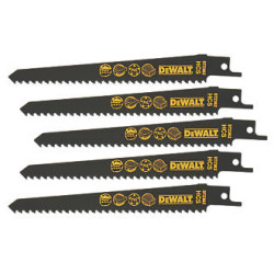 DT2362-QZ DEWALT BRZESZCZOT DO PIŁY SZABLASTEJ 152x4,2mm/DREWNO 5szt