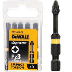 DT7392T-QZ DEWALT KOŃCÓWKA UDAROWA PZ3x50 5szt. EXTREME IMPACT TORSION