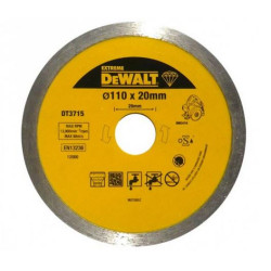 DT3715-QZ DEWALT TARCZA DIAMENTOWA 110 x 20mm DT3715 do DWC410