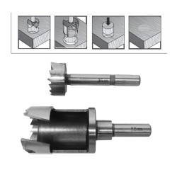 AW40329 AWTOOLS PUNCHER / WOOD MILL 35mm