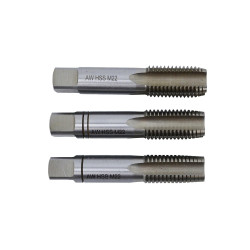 AW20256 AWTOOLS TAPER M2 HSS M6x1.00 / kpl.3vnt.