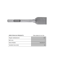 4932459776 MILWAUKEE HEX-28 kaltas 80x400mm FLAT