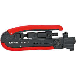 974020SB KNIPEX KABELIŲ REPLĖS / JUNGTYS F, BNC RCA...