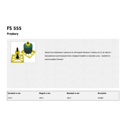 316463 K.PLUOŠTO DISKŲ DĖKLAS FS555