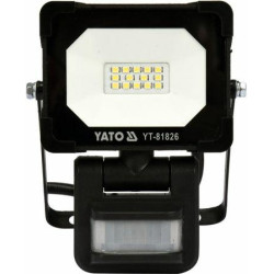 YT-81826 YATO REFLEKTOR SMD LED 10W 900lm su varikliu. JUDESIO JUTIKLIS