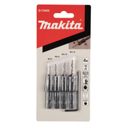 D-73455 MAKITA PEDDING RINKINYS 4vnt. Su skylute 2,4/2,8/3,2/3,6 mm