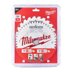 4932479574 MILWAUKEE TWIN PACK TARK SET /2 vnt. 190mm x 30mm 24z+48z...