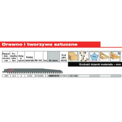 48001078 MILVOKIO BUKAS. 240/8,5 mm HCS /3vnt (3) TREE.