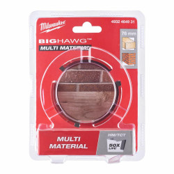 4932464931 MILWAUKEE BIG HAWG 76 mm MULTI MATERIAL