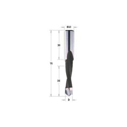 311.050.41 CMT Drill NP HW D 5 I 35 L 70 S 10x30 RH...