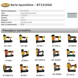 BT1315GA BOSTITCH STICK BT13 15mm 5M 18GA