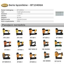 BT1340GA BOSTITCH STICK BT13 40mm 5M 18GA