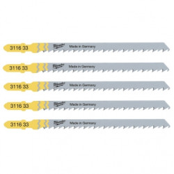 4932311633 MILWAUKEE PEILIS. T344D /5 vnt. WOOD (5vnt.) 105mm FAST CUT.