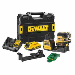 DCE822D1G18-QW DEWALT.LASER LINEAR 12/18V DCE822D1G18 GREEN + 2-POINT 1x2.0Ah