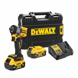 DCF922P2T-QW DEWALT.KLUCZ UDAROWY 1/2" 18V 406Nm 2x5,0Ah TSTAK ZAPADKA DCF922P2T