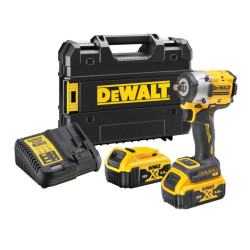 DCF921P2T-QW DEWALT.KLUCZ UDAROWY 1/2" 18V 406Nm 2x5,0Ah TSTAK PIERŚCIEŃ DCF921P2T