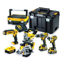 DCK551P3T-QW DEWALT.ZESTAW COMBO 18V DCD796+DCF887+DCS39+DCS331+DCL050) 3x5,0Ah TSTAK DCK551P3T