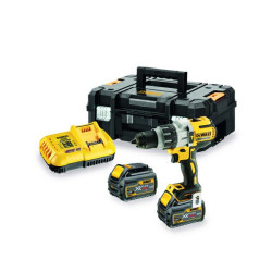 DCD996T2-QW DEWALT WIERTARKO-WKRĘTARKA UDAROWA 18V 95/66Nm 3-BIEGI 2 x 6,0Ah WALIZKA TSTAK DCD996T2