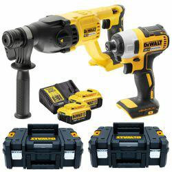 DCK2023M2T-QW DEWALT.ZESTAW COMBO 18V DCK2023M2T (DCH133 + DCF787) 2x4,0Ah