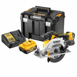 DCS565P2-QW DEWALT.PILARKA TARCZ. 18V 165mm 2x5,0Ah DCS565P2