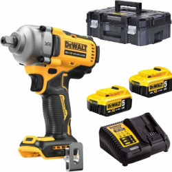 DCF892P2T-QW DEWALT.1/2" 18V smūginis veržliaraktis DCF892P2T 812Nm 2x5.0Ah 4 greičių TSTAK TAPE