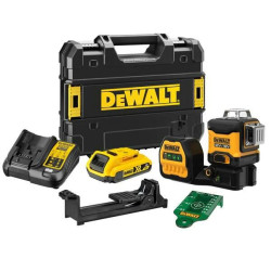 DCE089D1G18-QW DEWALT.LASER LINIOWY 12/18V ZIELONY 1x2,0Ah DCE089D1G18