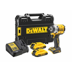 DCF921D2T-QW DEWALT KLUCZ UDAROWY 1/2" 18V 406Nm 2x2,0Ah TSTAK PIERŚCIEŃ DCF921D2T