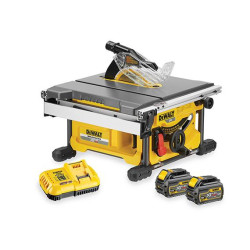 DCS7485T2-QW DEWALT 54V išilginio pjovimo staklės 210mm 2x6,0Ah