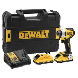 DCF809L2T-QW DEWALT ZAKRĘTARKA UDAROWA 18V 190Nm 2x3,0Ah TSTAK DCF809L2T